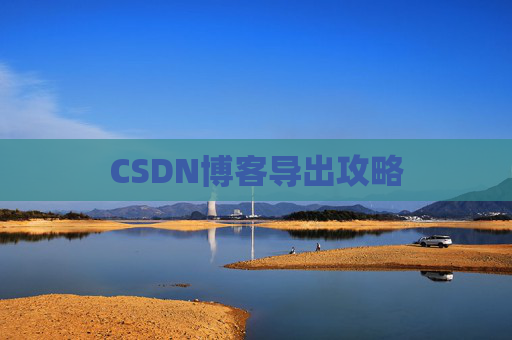 CSDN博客导出攻略